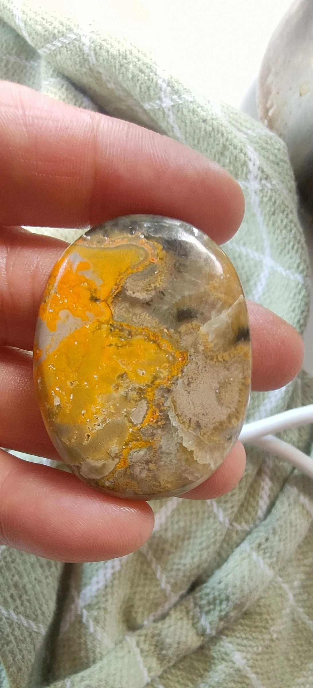 Un cabochón en jaspe Bumblebee – photo 6